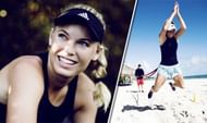 Caroline in Adidas 